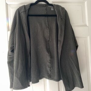 Green Hooded Cardigan American Eagle